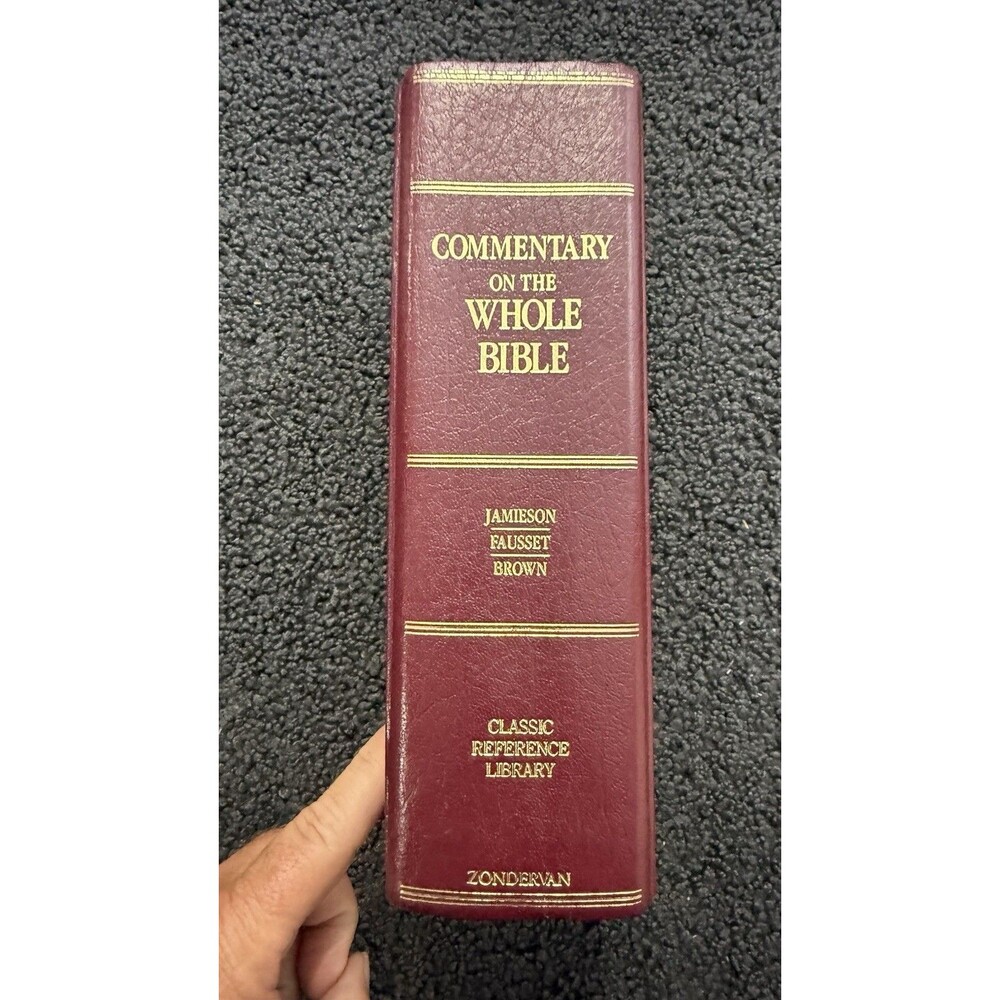 Commentary On The Whole Bible Jamieson Fausset Brown Zondervan Hardcover